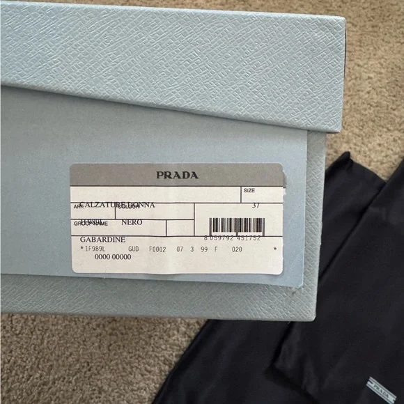 NWT Prada Black Canvas Mary Jane Espadrilles - Picture 10 of 11